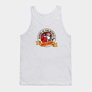 Where in the World is Santa Clause? (White) Tank Top